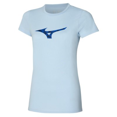 Camisa Mizuno Paris Estampados Mujer - Azules Claro - Chile M531NJBOWI